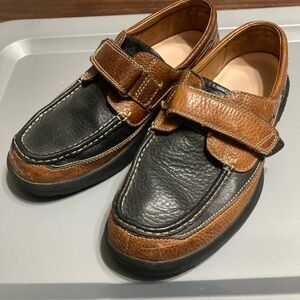 Dr. Comfort Black Brown Leather Loafers Shoes Mens Size 10.5 M
